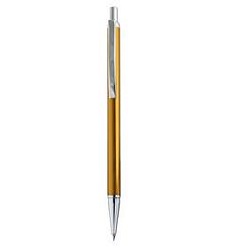 Lollipop Ballpen, Push button, Chrome clip & trims, Metallic colour barrel, Refill - black ink, Laser engraving