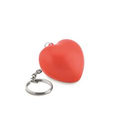 A PU material heart shaped keyring