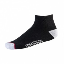 60% Cotton / 35% polyamide / 2% elastane, Antibacterial treated to prevent development of foot fungus and odour / Extra fine toe seam for added comfort / Reinforced heel and toe for durability / Half cushioned for wearer comfort / Elastic ankle band hugs sock to your foot and prevents slipping / High cotton content for all day comfort