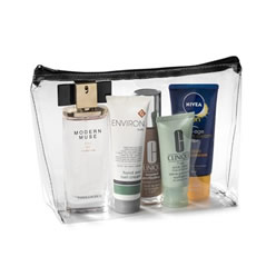 Transparent Cosmetic bag with Zipper