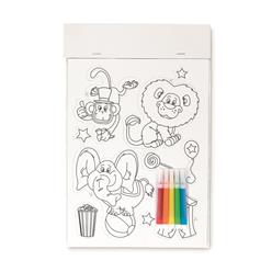 A magnetic sticker set with 5 markers