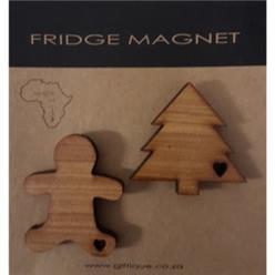 Magnet Gingerbread & Tree wood