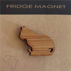 Magnet cat  wood
