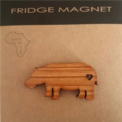 Magnet hippo wood Magnet hippo wood