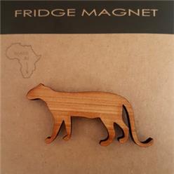 Magnet leopard  wood