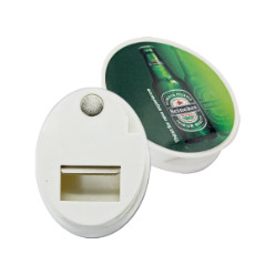With bottle opener - metal & plastic