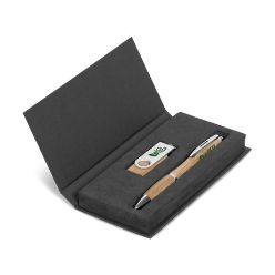 USB and pen gift set in presentation box