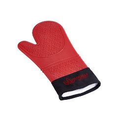 Heat resistant silicone outer, padded glove