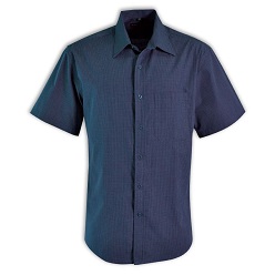 Matthew shirt - check design 1, cotton rich yarn dye, left breast pocket, classic graph check design, classy engraved Vangard buttons