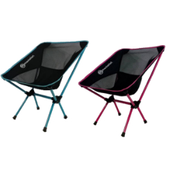 600D Oxford cloth with aluminum alloy frame, Breathable and soft seat net, Foldable mesh and metal poles  