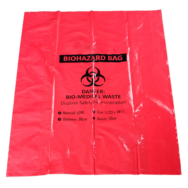 Medical Waste Bags 30mic red bag are Equipment perfect for keeping almost all viruses out can also be customised using Printing in sizes 30L owing to small supplies the final product may look different than picture.