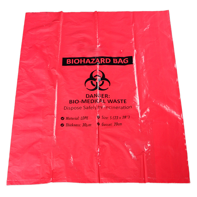 Medical Waste Bags 30mic red bagGWCVV076Giftwrap Trading
