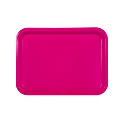 A Medium rectangular serving tray that is available in various colours that can be customised with Pad printing with your logo and other methods.