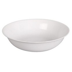 Melamine White Salad Bowl that will easily let you serve or eat dinner in style.