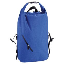 Melange waterproof backpack with diagonal zip