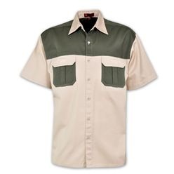 Men's Two-Tone Bush Shirt