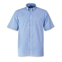 Men's Woven Chambray Shirt Short Sleeve.