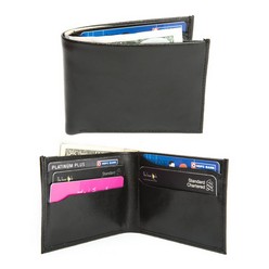 Men's genuine leather wallet in gift box