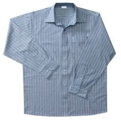 100% cotton, Left chest pocket, vertical strip detail