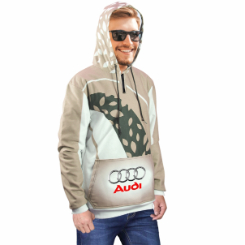 Mens Brix Sublimated Hooded Sweater with 1/4 Zip