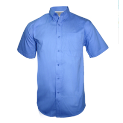 100 % brushed cotton twill fabric, Light cotton durable fabric, Curved hemline, Mens short or long sleeve.  Prices from small to large. Prices on bigger sizes may vary