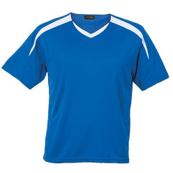 Mens flux shirt: 145g 100% polyester with moisture management: e-Dri, V-neck design, slide slits