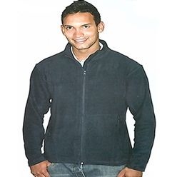 280gsm thermal microfible fleece with body panels for slimline look and zippered welt pockets