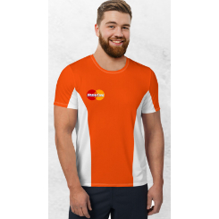 150g Polyester Interlock, moisture management breathable fabric T-Shirt