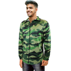 Mens Softshell Camo Jacket