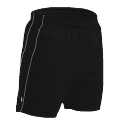 Mens reflect shorts: 100g micro rip-stop 100% polyester, double vertical reflective piping, elasticated waistband with draw cord, x-tech superior quick dry moisture management finish, side pockets