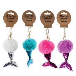 The Mermaid Pom-Pom has the potential to be the best and only key ring that you will ever need.