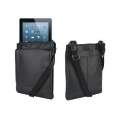 Leather, Top Zip for easy Access, Adjustable Shoulder Strap, Padded interior for Tablet Protection, Front Pocket for documents with Top Flap Opening, Suitable for most iPad's, Gift boxed
