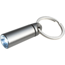 Compact LED metal torch key ring