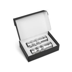 Set of stainless steel mugs 450ml In presentation box