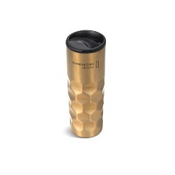 stainless steel outer / PP liner & lid / 0.45L 21.5 (h), The Meteor Tumbler is made using Stainless Steel and PP. The features include fully insulated to keep your coffee hotter and your milkshake colder for longer. It is available in Gold and Silver.