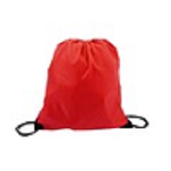 Mini drawstring bag with reinforced eyelets made from 210T polyester material