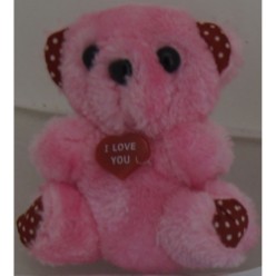 Mini Pink Teddy Bear I Love You