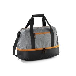 600D and 300D, adjustable shoulder straps, Double Decker for extra storage