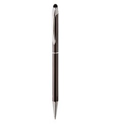 Capped rollerball, Refill - black ink, Capacitive stylus works with ipad, Iphone & Android devices, Laser engraving