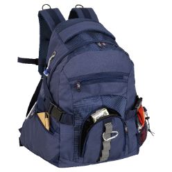 Material: Ripstop Jacquard, Front zippered compartment with organisational pocket, Padded carry handle, Carabiner clip, Zippered side pocket
