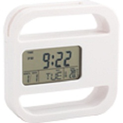 3-in-1 Clock with name card holder and magnetic base for paper clips(Paper clips not included)