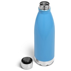 Omega Water Bottle that can be printed using Digital Print Drinkware or Pad Printing or Wrap Print techniques and is available in  Black or Blue or Light or Blue or Green or Orange or Red