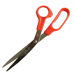 Having trouble cutting papers with your old scissors? Giftwrap provides you the best scissors with very sharp steel blades. The scissors are of top quality which is great for fabrics and heavyweight papers. The scissors by Giftwrap has finest quality of steel blades for a sharp edge and long cutting life. The orange handle scissor is best suited for everyday cutting at home, work, and school. It is available in orange color.