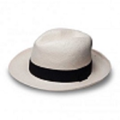 100% Straw original cuban hat with pertersham band