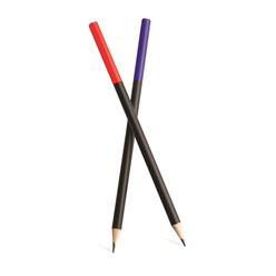 Standard unsharpened grey lead pencil