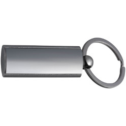 metal key ring in a gun metal colour finish - supplied in a black gift box.