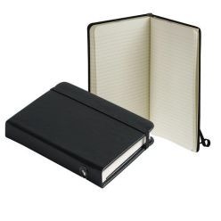 PU Cover, cream lined paper, elastic closure, 232 pages