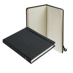 PU Cover, cram lined paper, elastic closure, 232 pages, Expanding inner pocket