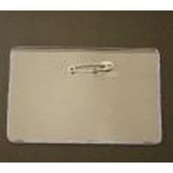 Clear Semi-Rigid PVC card holder with pin only, Small - card insert size 75mm x45mm. If you are looking for a card holder that is durable, great to look at and can easily accommodate a good number of small cards, then you can have a look at the semi-rigid PVC card holder. With a dimension of 75mm x 45mm, it is indeed the best purchase for you to make. You are sure to find the card holder to be useful and valuable to store small business cards.