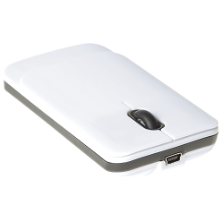 Palm Sized Stylish Mouse, Solid Colour Body, 800 DPI Optical Mouse, 80cm Retractable USB Cable